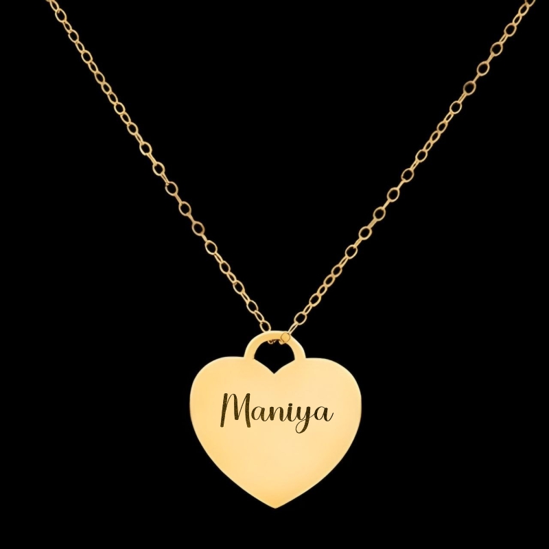 Maniya 1 دستبند طلا اسم مانیا