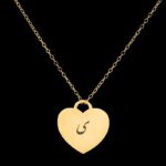گردنبند طلا 18 عیار زنانه با زنجیر حلقه‌ای (فلامینگو) لیردا مدل حرف ی 129027