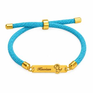 دستبند طلا بندی اسم کاویان