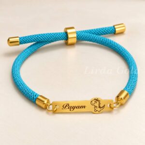 دستبند طلا بندی اسم پیام